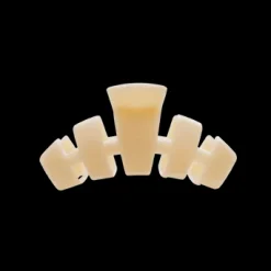 Small Teleties Claw Clip - Almond Beige