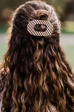 Small Teleties Flat Oval Clip - Gone Glamping