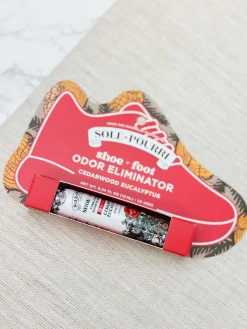 Sole-Pourri Bow N' Go Foot & Shoe Odor Eliminator 10mL -Cedarwood Eucalyptus