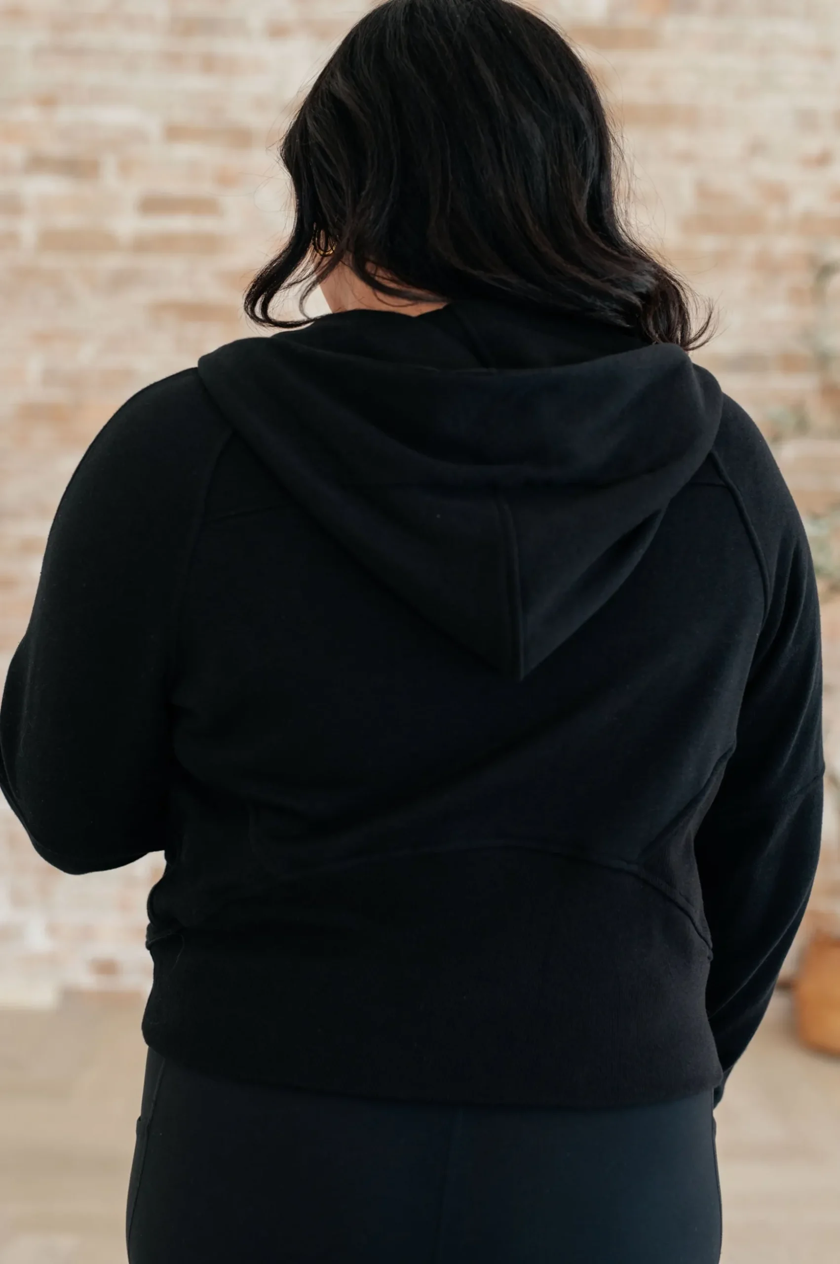 Sun or Shade Zip Up Jacket in Black