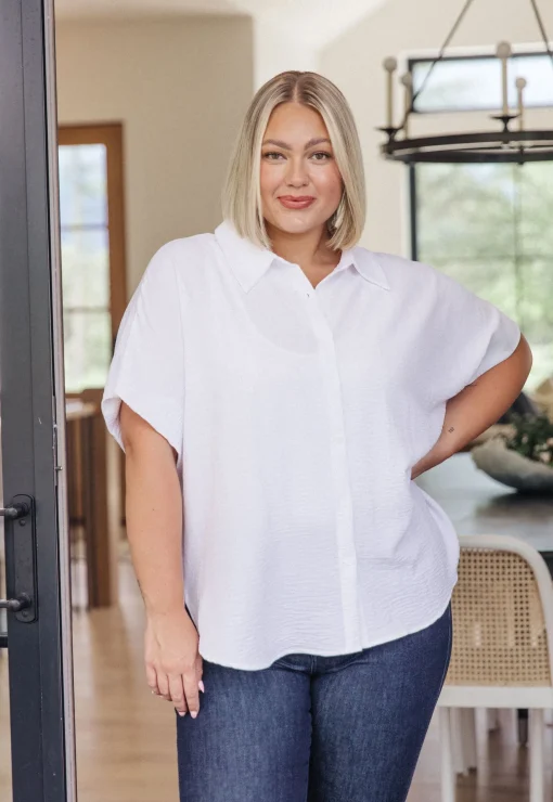 Sweet Simplicity Button Down Blouse