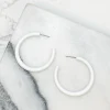 The Classic Enamel Hoop - White