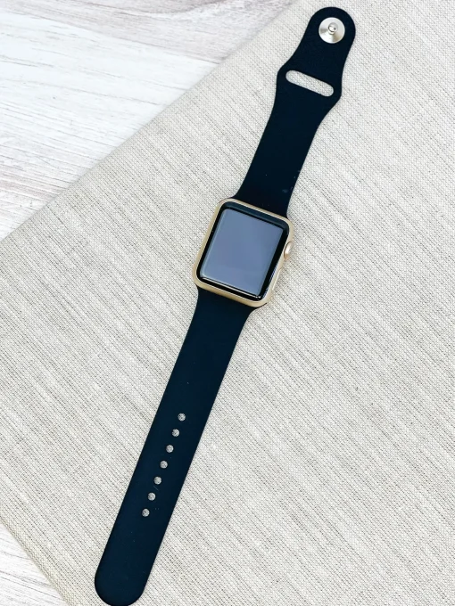 The Solid Silicone Smart Watch Band - S/M