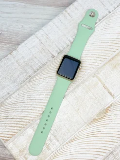 The Solid Silicone Smart Watch Band - S/M