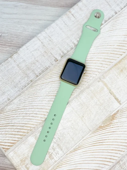 The Solid Silicone Smart Watch Band - S/M
