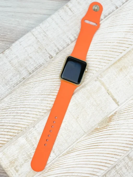 The Solid Silicone Smart Watch Band - S/M