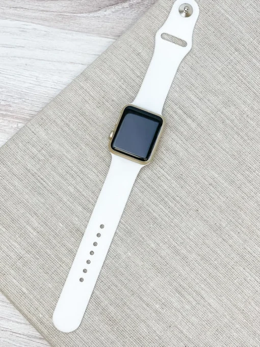 The Solid Silicone Smart Watch Band - S/M