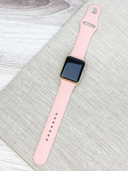 The Solid Silicone Smart Watch Band - S/M