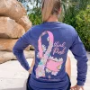 'Think Pink' Long Sleeve Tee by Simply Southern