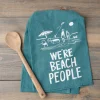 'We're Beach People' Kitchen Towel