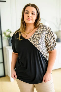 Wild Surprise V-Neck Top