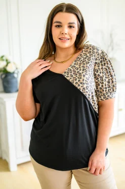 Wild Surprise V-Neck Top