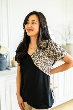 Wild Surprise V-Neck Top