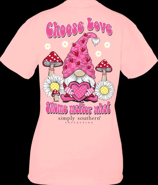 Youth 'Choose Love Gnome Matter What' Short Sleeve Tee by Simply Southern