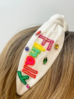 '21 Finally' Embellished Headband