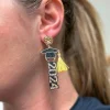 '2024' Graduation Dangle Earrings