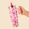 40 oz Lifestyle Flip Straw Tumbler - Paradise Palms