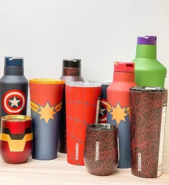 24 oz Stainless Steel Marvel Captain Marvel Tumbler by Corkcicle