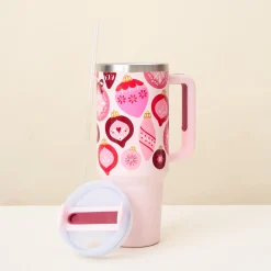 40 oz Take Me Everywhere Tumbler - Merry Ornaments