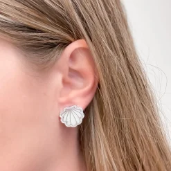 Abalone Seashell Stud Earring