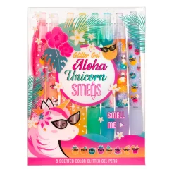 Aloha Unicorn Scented Glitter Gel Pen Set