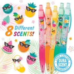 Aloha Unicorn Scented Glitter Gel Pen Set