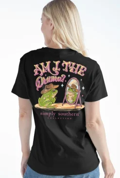 'Am I The Drama?' Short Sleeve Tee by Simply Southern
