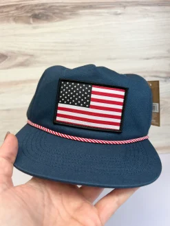 American Flag Embroidered Men's Hat by Simply Southern