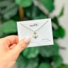 Anchor Pendant Necklace - Gold