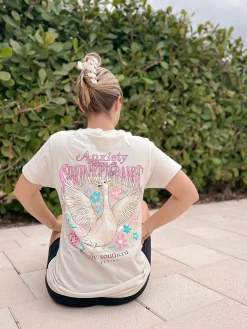 'Anxiety With A Sprinkle Of Panic' Short Sleeve Tee by Simply Southern