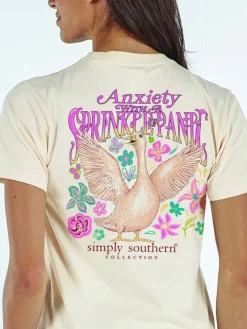 'Anxiety With A Sprinkle Of Panic' Short Sleeve Tee by Simply Southern