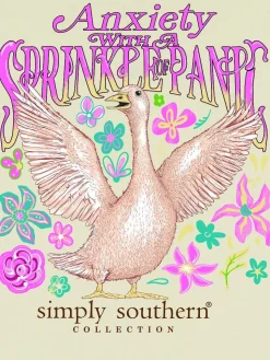 'Anxiety With A Sprinkle Of Panic' Short Sleeve Tee by Simply Southern