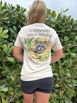 'Apparently I Have An Attitude' Short Sleeve Tee by Simply Southern