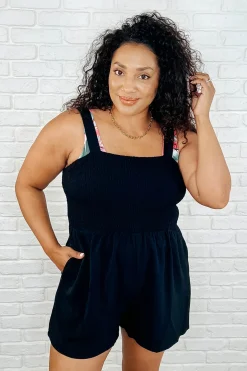 Assume the Best Square Neck Romper - 3/11