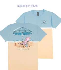 Beach Chair Short Sleeve Tie Dye Tee by Simply Southern
