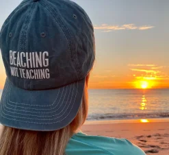'Beaching Not Teaching' Baseball Cap