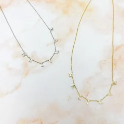 'Believe' Sentiment Chain Necklace - Gold