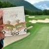 Bella Enamel Golf Cart Earrings