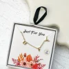 'BFF' Sentiment Chain Bracelet - Gold