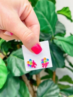 Birthday Balloons Acrylic Stud Earrings