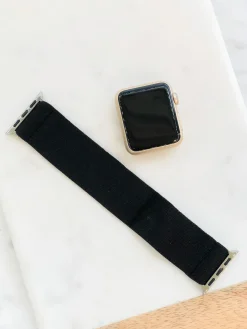Black Stretch Smart Watch Band