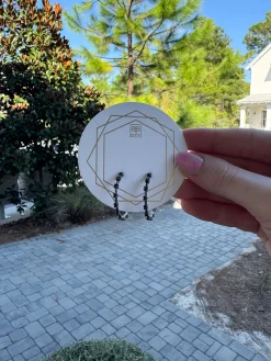 Blank Space Hoops by B.B. Lila