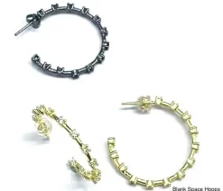 Blank Space Hoops by B.B. Lila