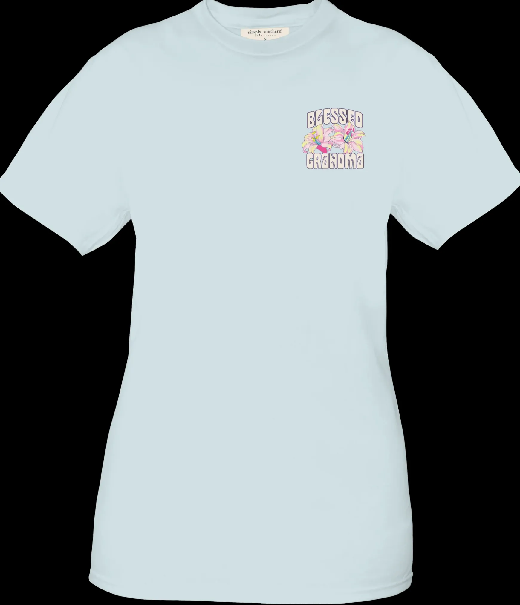 'Blessed Grandma' Butterfly Short Sleeve Tee by Simply Southern