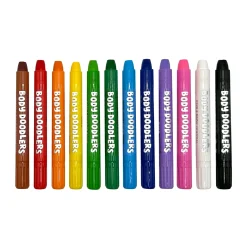 Body Doodlers Face & Body Crayons - Set of 12