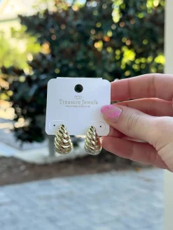 Breakfast in Paris Earrings by Treasure Jewels