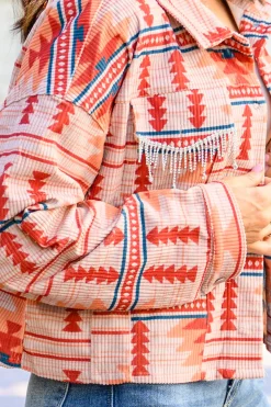 Breaking Free Western Print Jacket