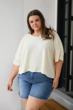 Brianna Boxy Crop Top