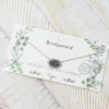 Bridesmaid Druzy Pendant Necklace - Gray