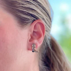 Brown Cowboy Boot Signature Enamel Studs by Prep Obsessed